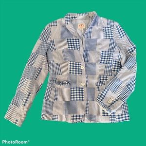 Brooks Brothers Plaid Stitch Blazer